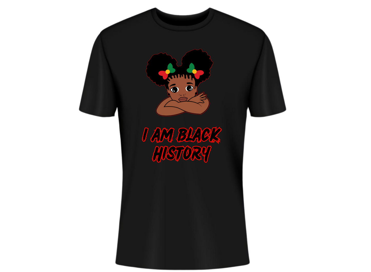 I AM BLACK HISTORY PRE-TEEN GIRL