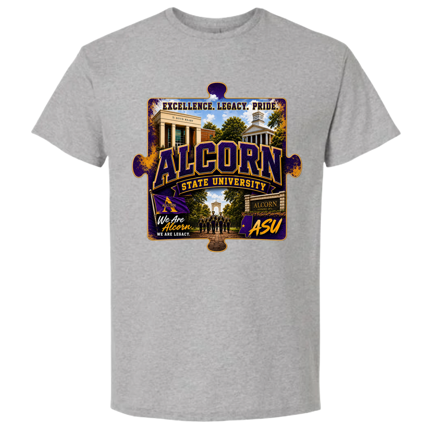 ALCORN STATE UNIVERSITY PUZZLE PIECE