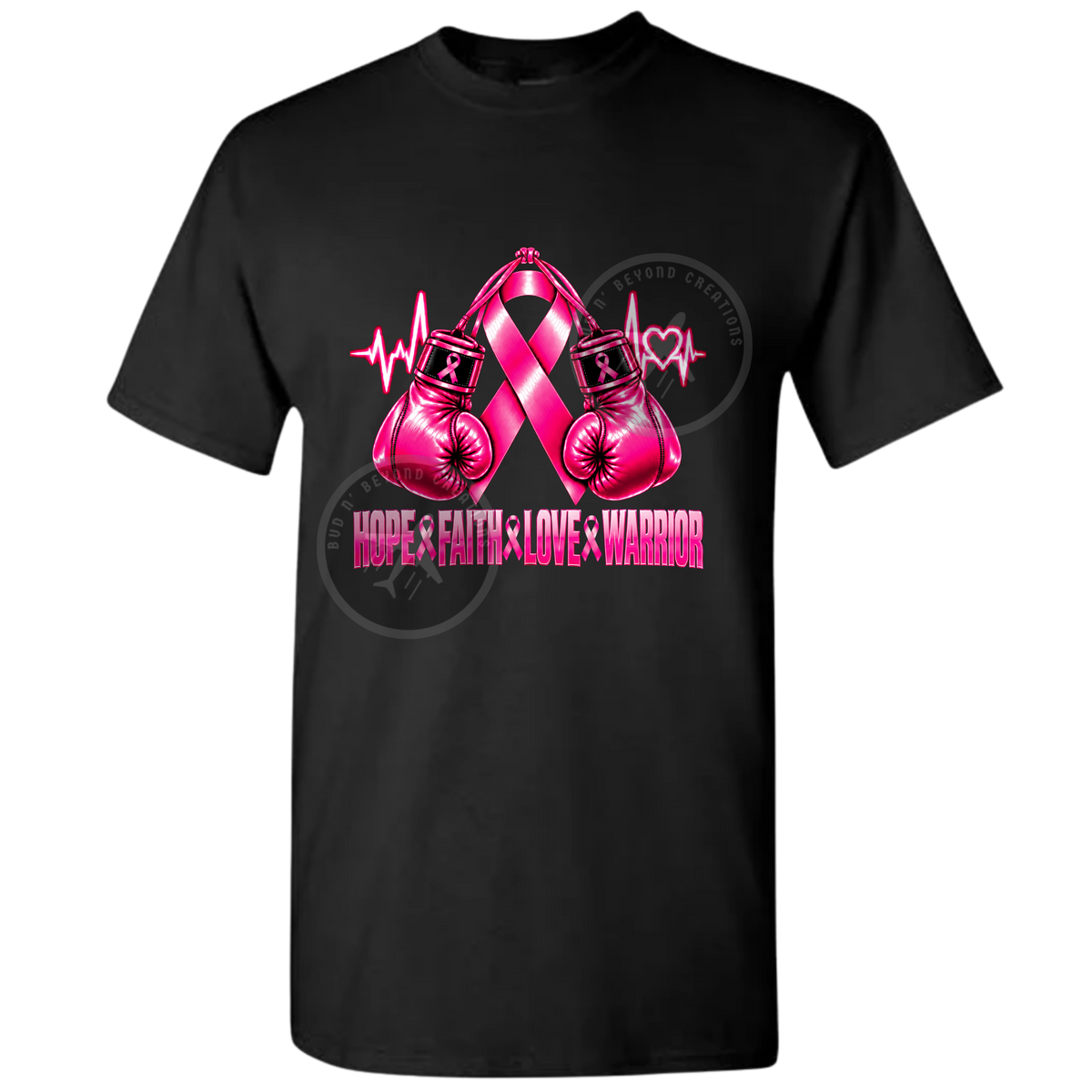 BREAST CANCER BOXING GLOVES TSHIRT