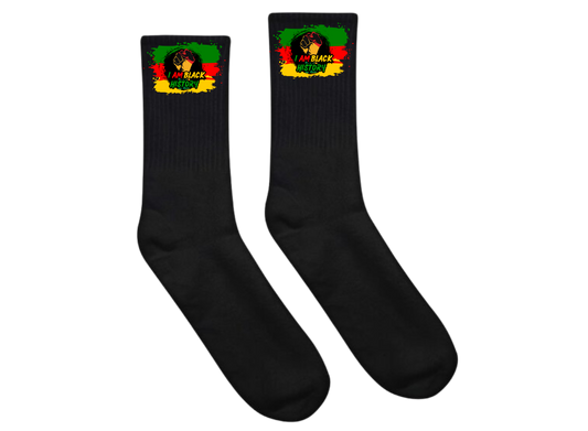 I AM BLACK HISTORY SOCKS