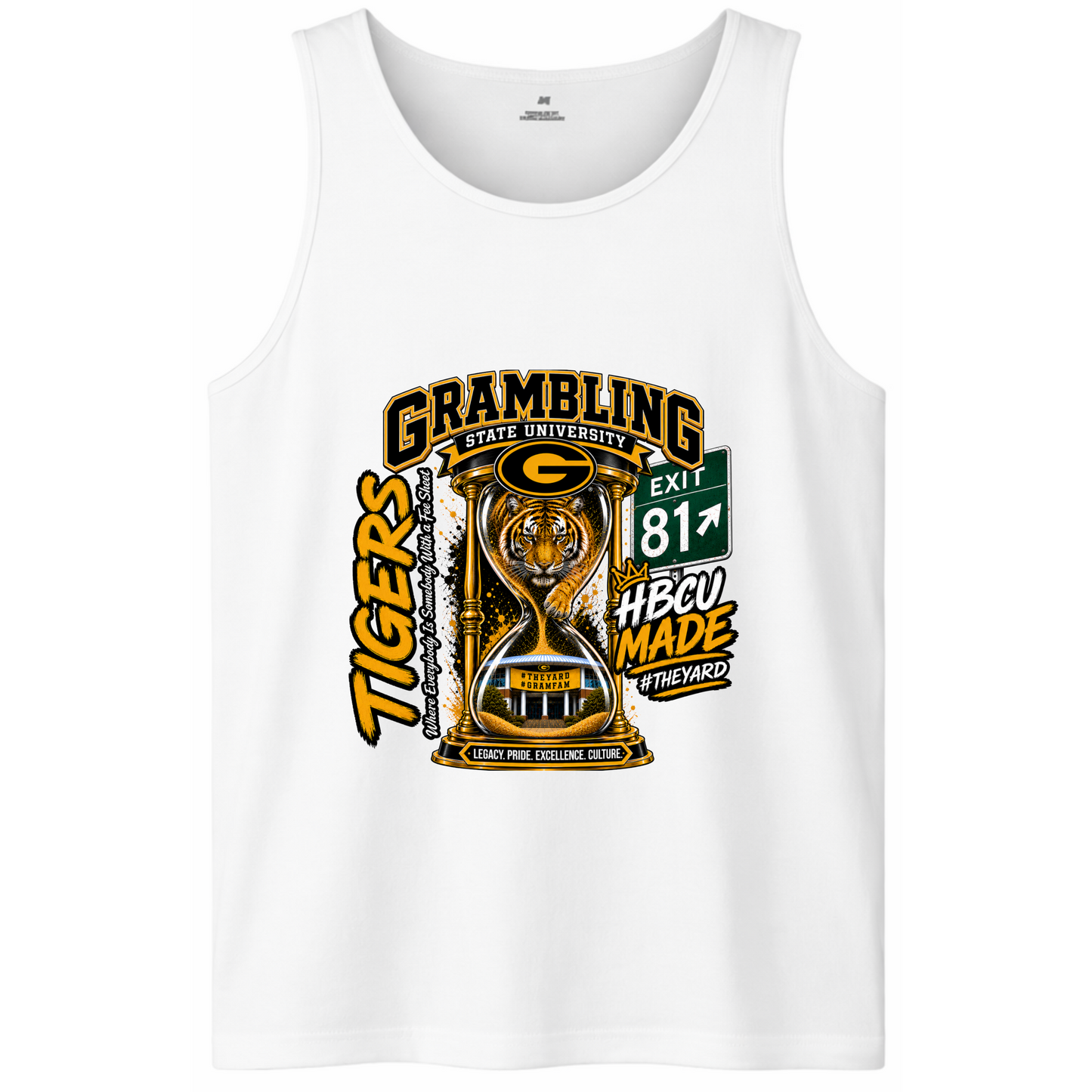 GRAMBLING STATE UNIVERSITY #THEYARD HOURGLASS TANK