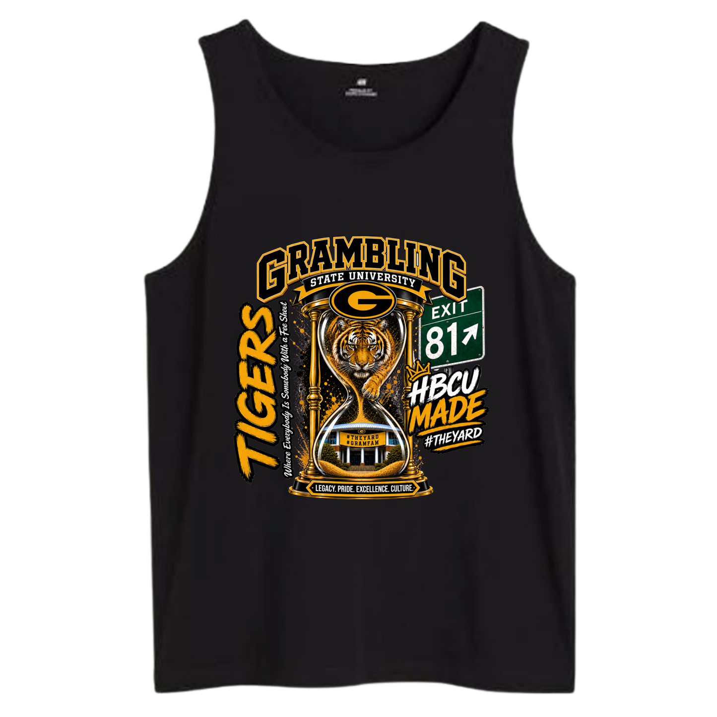 GRAMBLING STATE UNIVERSITY #THEYARD HOURGLASS TANK